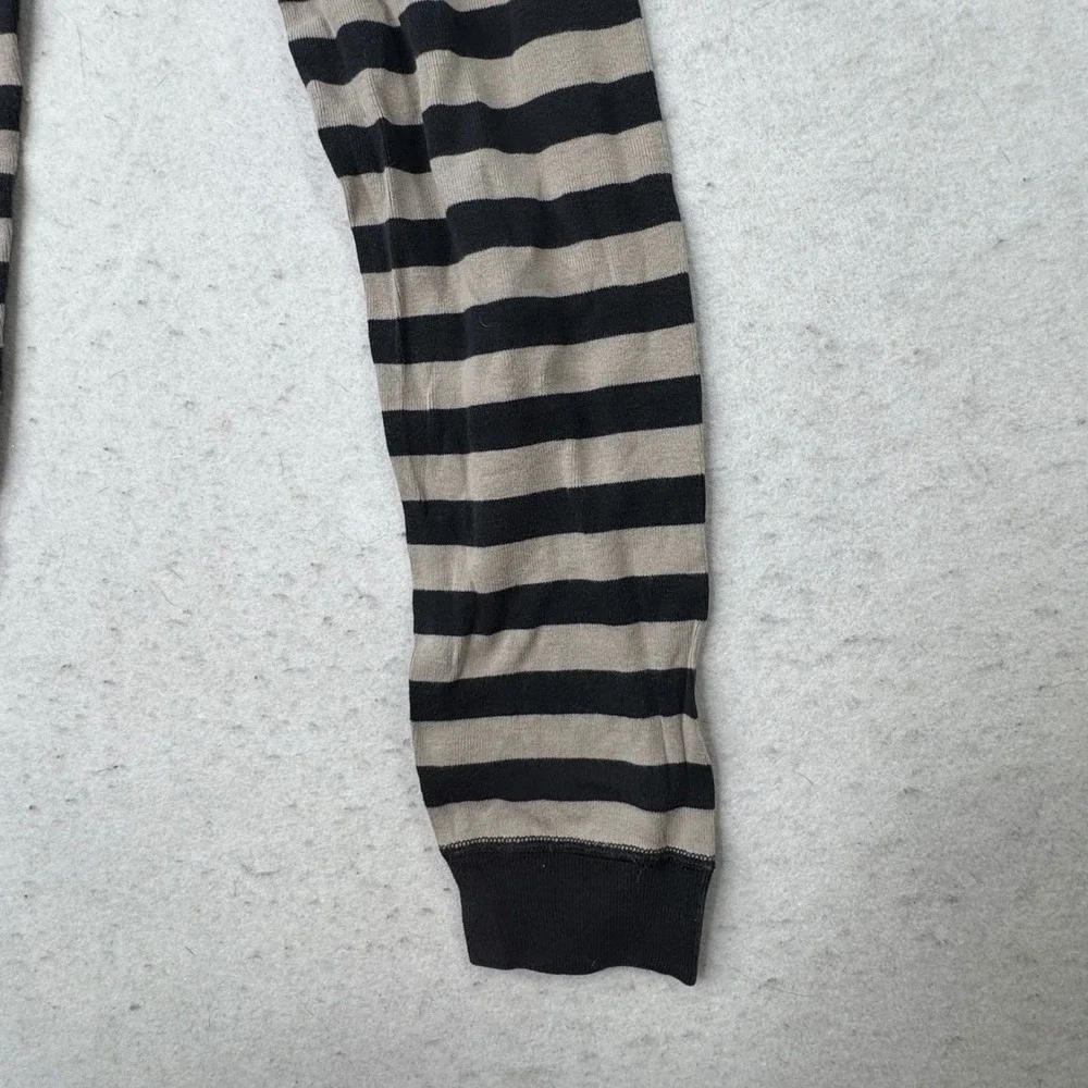 Hanna Andersson Pajama Set Kids Size 8 Batman Striped Organic Cotton Superhero